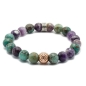 Preview: Armband mit Amethyst & Chrysokoll Perlen Preview: Armband mit Amethyst & Chrysokoll Perlen